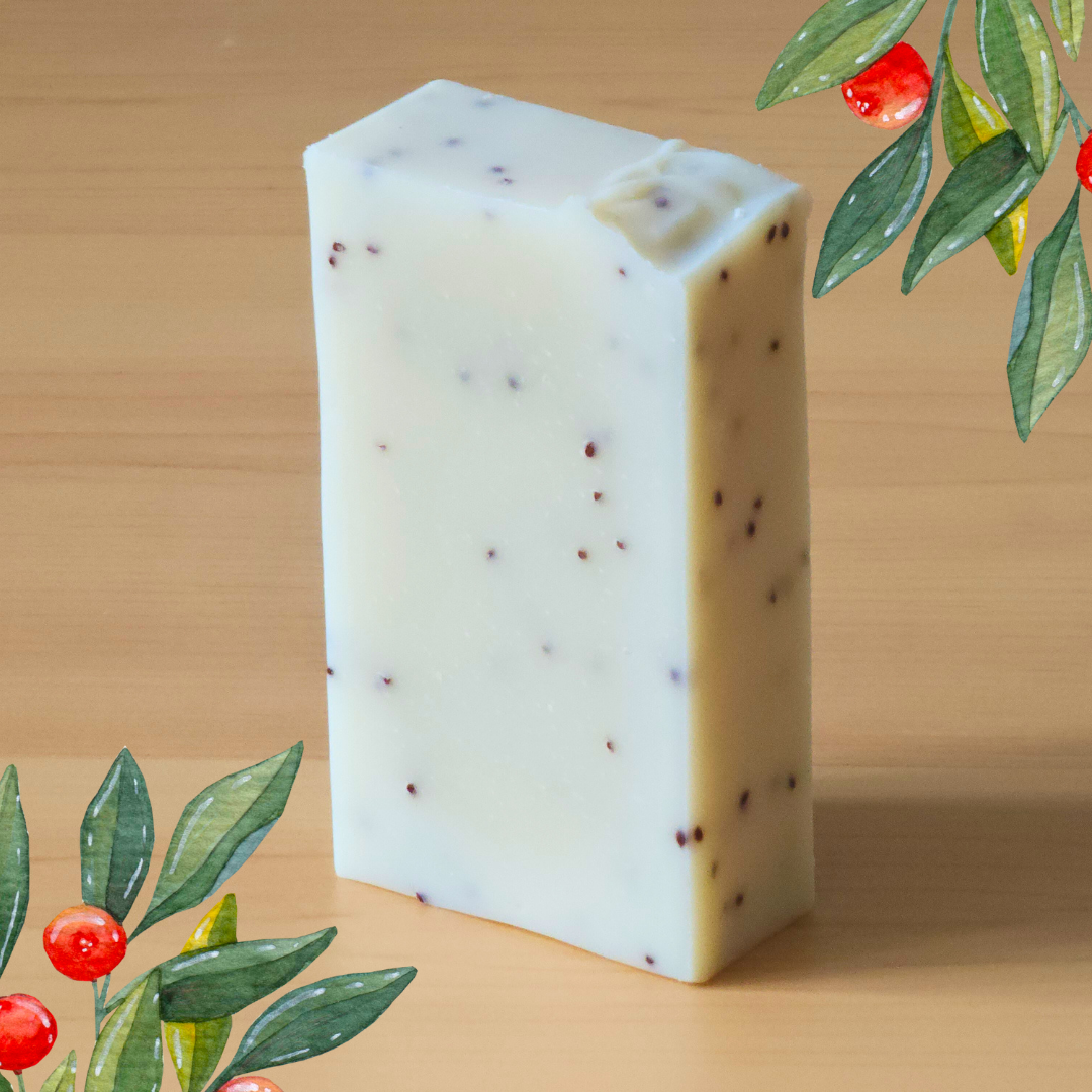 Cranberry Seed Bar Soap | Handmade Shea Butter Soap