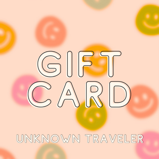 Unknown Traveler Gift Card