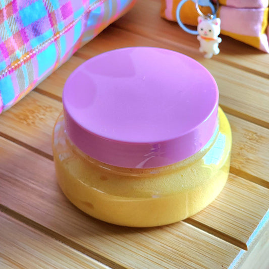iced pineapple | foaming sugar scrub