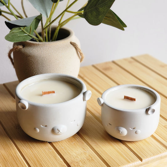 bear candle | Handmade Soy Wax Candle